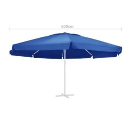 Tissu De Remplacement Pour Parasol D'extérieur Bleu Azuré 600cm -Mobilier De Jardin tissu de remplacement pour parasol d exterieur bleu azure 600cm 3666722609647 1166290