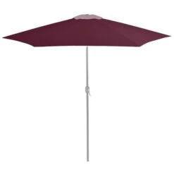 Tissu De Remplacement Pour Parasol D'extérieur Bordeaux 300 Cm -Mobilier De Jardin tissu de remplacement pour parasol d exterieur bordeaux 300 cm 3666722882392 1166513