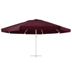 Tissu De Remplacement Pour Parasol D'extérieur Bordeaux 600 Cm -Mobilier De Jardin tissu de remplacement pour parasol d exterieur bordeaux 600 cm 3666722609654 1195933