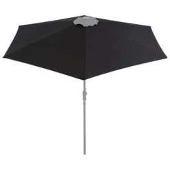 Tissu De Remplacement Pour Parasol D'extérieur Noir 300 Cm -Mobilier De Jardin tissu de remplacement pour parasol d exterieur noir 300 cm 3666722882354 1166505