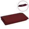 Tissu De Remplacement Pour Parasol Déporté Rouge Bordeaux 350cm -Mobilier De Jardin tissu de remplacement pour parasol deporte rouge bordeaux 350cm 3666722882408 1166564