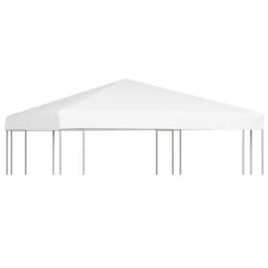 Toile De Toit De Belvédère 270 G/m² 3x3 M Blanc -Mobilier De Jardin toile de toit de belvedere 270 g m 3x3 m blanc 3666722203111 1166002