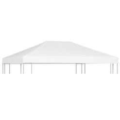 Toile De Toit De Belvédère 270 G/m² 4x3 M Blanc -Mobilier De Jardin toile de toit de belvedere 270 g m 4x3 m blanc 3666722203098 1166016