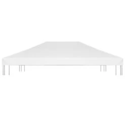 Toile De Toit De Belvédère 270 G/m² 4x3 M Blanc -Mobilier De Jardin toile de toit de belvedere 270 g m 4x3 m blanc 3666722203098 1166017