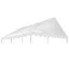 Toile De Toit De Chapiteau PVC 500 G/m² 3x4 M Blanc -Mobilier De Jardin toile de toit de chapiteau pvc 500 g m 3x4 m blanc 8718475720980 1217988