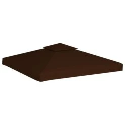 Toile Supérieure Double De Belvédère 310 G/m² 3x3 M Marron 10 Toile Supérieure Double De Belvédère 310 G/m² 3x3 M Marron -Mobilier De Jardin toile superieure double de belvedere 310 g m 3x3 m marron 3666722179331 1218857