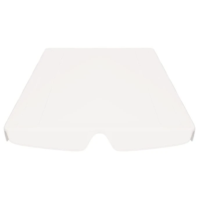 Toit De Rechange De Balançoire Blanc 188/168x110/145cm 270 G/m² 6 Toit De Rechange De Balançoire Blanc 188/168x110/145cm 270 G/m² – Image 4
