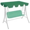Toit De Rechange De Balançoire Vert 150/130x70/105 Cm -Mobilier De Jardin toit de rechange de balancoire vert 150 130x70 105 cm 3666722202954 1166099