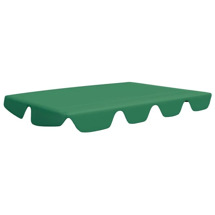 Toit De Rechange De Balançoire Vert 188/168x110/145 Cm 4 Toit De Rechange De Balançoire Vert 188/168x110/145 Cm – Image 2