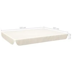 Toit De Rechange Pour Balançoire De Jardin Sable 192x147 Cm -Mobilier De Jardin toit de rechange pour balancoire de jardin sable 192x147 cm 3666722178662 1219402