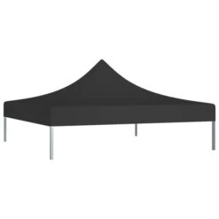 Toit De Tente De Réception 2x2 M Noir 270 G/m² 8 Toit De Tente De Réception 2x2 M Noir 270 G/m² -Mobilier De Jardin toit de tente de reception 2x2 m noir 270 g m 3666722202374 1166729
