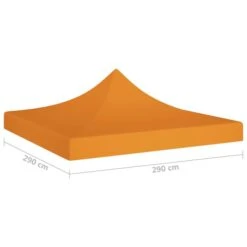 Toit De Tente De Réception 3x3 M Orange 270 G/m² -Mobilier De Jardin toit de tente de reception 3x3 m orange 270 g m 3666722183147 1215292