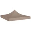 Toit De Tente De Réception 3x3 M Taupe 270 G/m² -Mobilier De Jardin toit de tente de reception 3x3 m taupe 270 g m 3666722183130 1215293