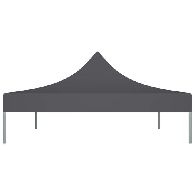 Toit De Tente De Réception 4,5x3 M Anthracite 270 G/m² 6 Toit De Tente De Réception 4,5x3 M Anthracite 270 G/m² – Image 4