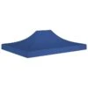 Toit De Tente De Réception 4,5x3 M Bleu 270 G/m² -Mobilier De Jardin toit de tente de reception 4 5x3 m bleu 270 g m 3666722935791 1215459