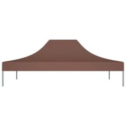 Toit De Tente De Réception 4,5x3 M Marron 270 G/m² -Mobilier De Jardin toit de tente de reception 4 5x3 m marron 270 g m 3666722182805 1215497