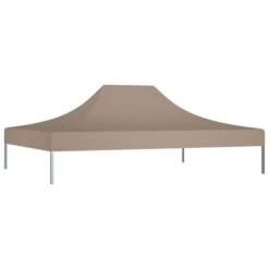 Toit De Tente De Réception 4,5x3 M Taupe 270 G/m² -Mobilier De Jardin toit de tente de reception 4 5x3 m taupe 270 g m 3666722182829 1215484