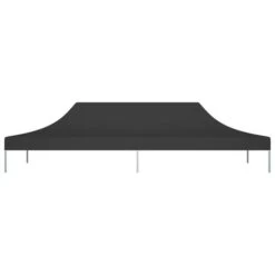 Toit De Tente De Réception 6x3 M Noir 270 G/m² -Mobilier De Jardin toit de tente de reception 6x3 m noir 270 g m 3666722935784 1215351