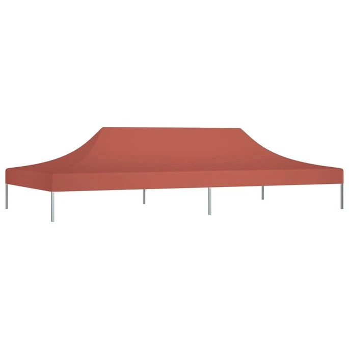 Toit De Tente De Réception 6x3 M Terre Cuite 270 G/m² 4 Toit De Tente De Réception 6x3 M Terre Cuite 270 G/m² – Image 2