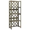 Treillis Avec étagères Gris 55x30x140 Cm Bois De Sapin Massif -Mobilier De Jardin treillis avec etageres gris 55x30x140 cm bois de sapin massif 3666722202138 1166921