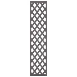 Treillis Mural Gris 40x170 Cm WPC -Mobilier De Jardin treillis mural gris 40x170 cm wpc 3666722204569 1163728