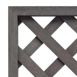 Treillis Mural Gris 40x170 Cm WPC -Mobilier De Jardin treillis mural gris 40x170 cm wpc 3666722204569 1163729