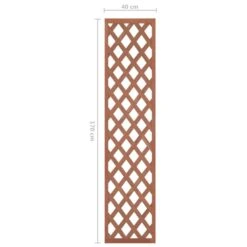 Treillis Mural Marron 40x170 Cm WPC -Mobilier De Jardin treillis mural marron 40x170 cm wpc 3666722204446 1163927