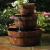 Ubbink Fontaine à Cascade De Jardin En Forme De 3 Barils Bois -Mobilier De Jardin ubbink fontaine a cascade de jardin en forme de 3 barils bois 3666722187251 1209410