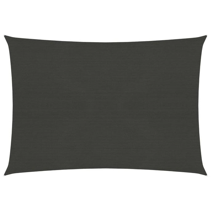 Voile D'ombrage 160 G/m² Anthracite 5x6 M PEHD 3 Voile D'ombrage 160 G/m² Anthracite 5x6 M PEHD