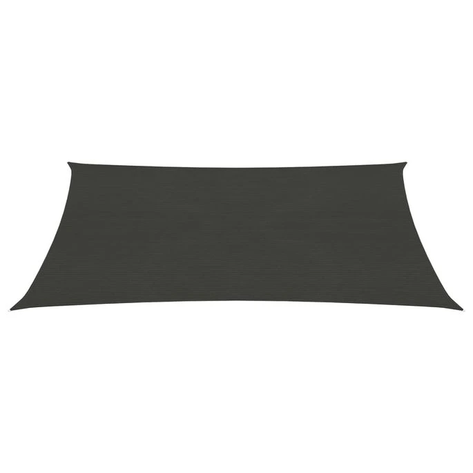 Voile D'ombrage 160 G/m² Anthracite 5x6 M PEHD 5 Voile D'ombrage 160 G/m² Anthracite 5x6 M PEHD – Image 3