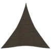 Voile D'ombrage 160 G/m² Marron 5x6x6 M PEHD
