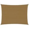 Voile D'ombrage 160 G/m² Taupe 4x5 M PEHD -Mobilier De Jardin voile d ombrage 160 g m taupe 4x5 m pehd 8720286099711 939216