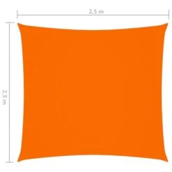 Voile De Parasol Tissu Oxford Carré 2,5x2,5 M Orange -Mobilier De Jardin voile de parasol tissu oxford carre 2 5x2 5 m orange 8720286124321 600694