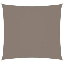 Voile De Parasol Tissu Oxford Carré 2,5x2,5 M Taupe