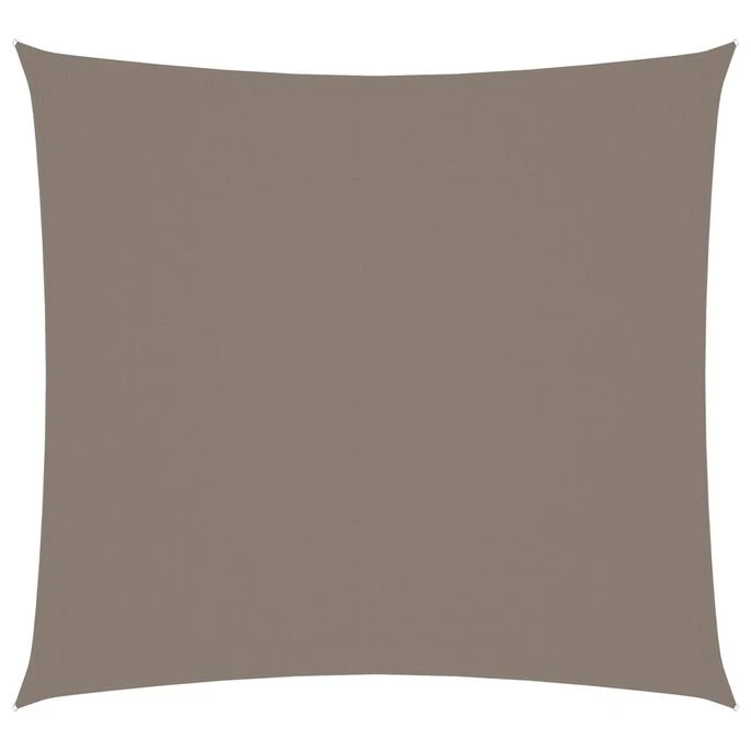 Voile De Parasol Tissu Oxford Carré 2,5x2,5 M Taupe 3 Voile De Parasol Tissu Oxford Carré 2,5x2,5 M Taupe