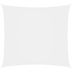 Voile De Parasol Tissu Oxford Carré 3,6x3,6 M Blanc