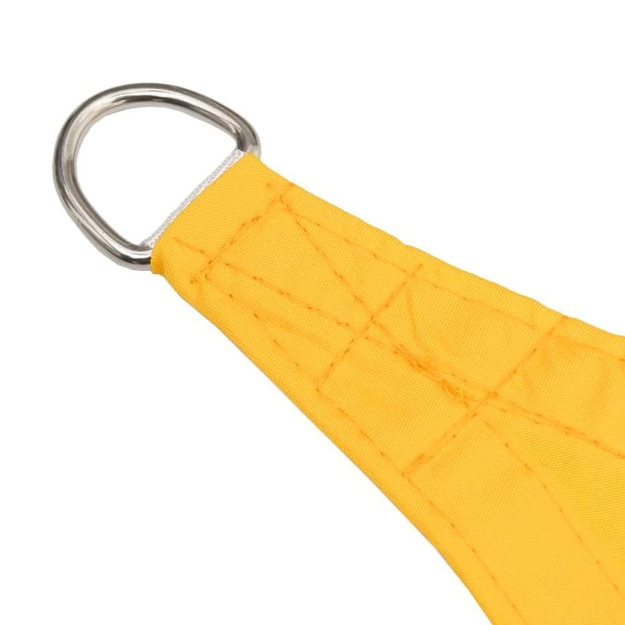 Voile De Parasol Tissu Oxford Carré 3x3 M Jaune 6 Voile De Parasol Tissu Oxford Carré 3x3 M Jaune – Image 4