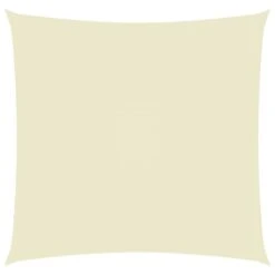 Voile De Parasol Tissu Oxford Carré 4x4 M Crème