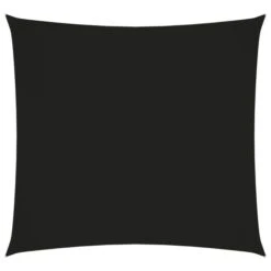 Voile De Parasol Tissu Oxford Carré 7x7 M Noir