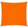 Voile De Parasol Tissu Oxford Carré 7x7 M Orange