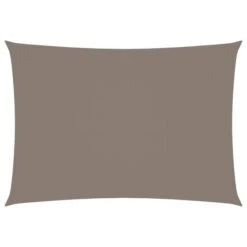 Voile De Parasol Tissu Oxford Rectangulaire 2,5x4,5 M Taupe