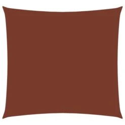 Voile De Parasol Tissu Oxford Rectangulaire 2x2,5 M Terre Cuite