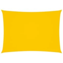 Voile De Parasol Tissu Oxford Rectangulaire 2x4 M Jaune