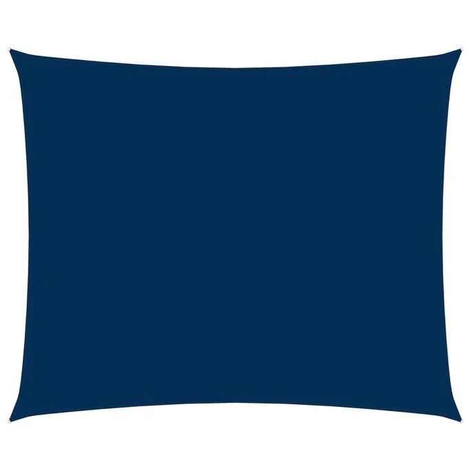 Voile De Parasol Tissu Oxford Rectangulaire 3x5 M Bleu 3 Voile De Parasol Tissu Oxford Rectangulaire 3x5 M Bleu