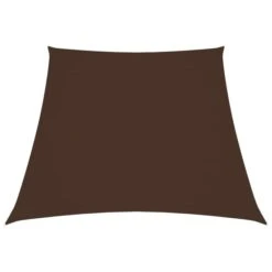 Voile De Parasol Tissu Oxford Trapèze 3/4x3 M Marron