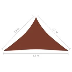 Voile De Parasol Tissu Oxford Triangulaire 2,5x2,5x3,5 M 2 -Mobilier De Jardin voile de parasol tissu oxford triangulaire 2 5x2 5x3 5 m 3666722517751 600428