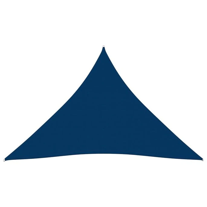 Voile De Parasol Tissu Oxford Triangulaire 4,5x4,5x4,5 M Bleu 5 Voile De Parasol Tissu Oxford Triangulaire 4,5x4,5x4,5 M Bleu – Image 3
