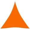 Voile De Parasol Tissu Oxford Triangulaire 4,5x4,5x4,5 M Orange