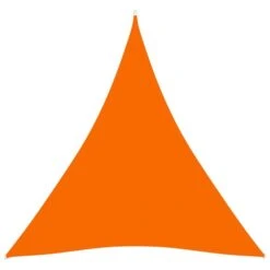 Voile De Parasol Tissu Oxford Triangulaire 4,5x4,5x4,5 M Orange