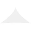 Voile De Parasol Tissu Oxford Triangulaire 4x4x5,8 M Blanc